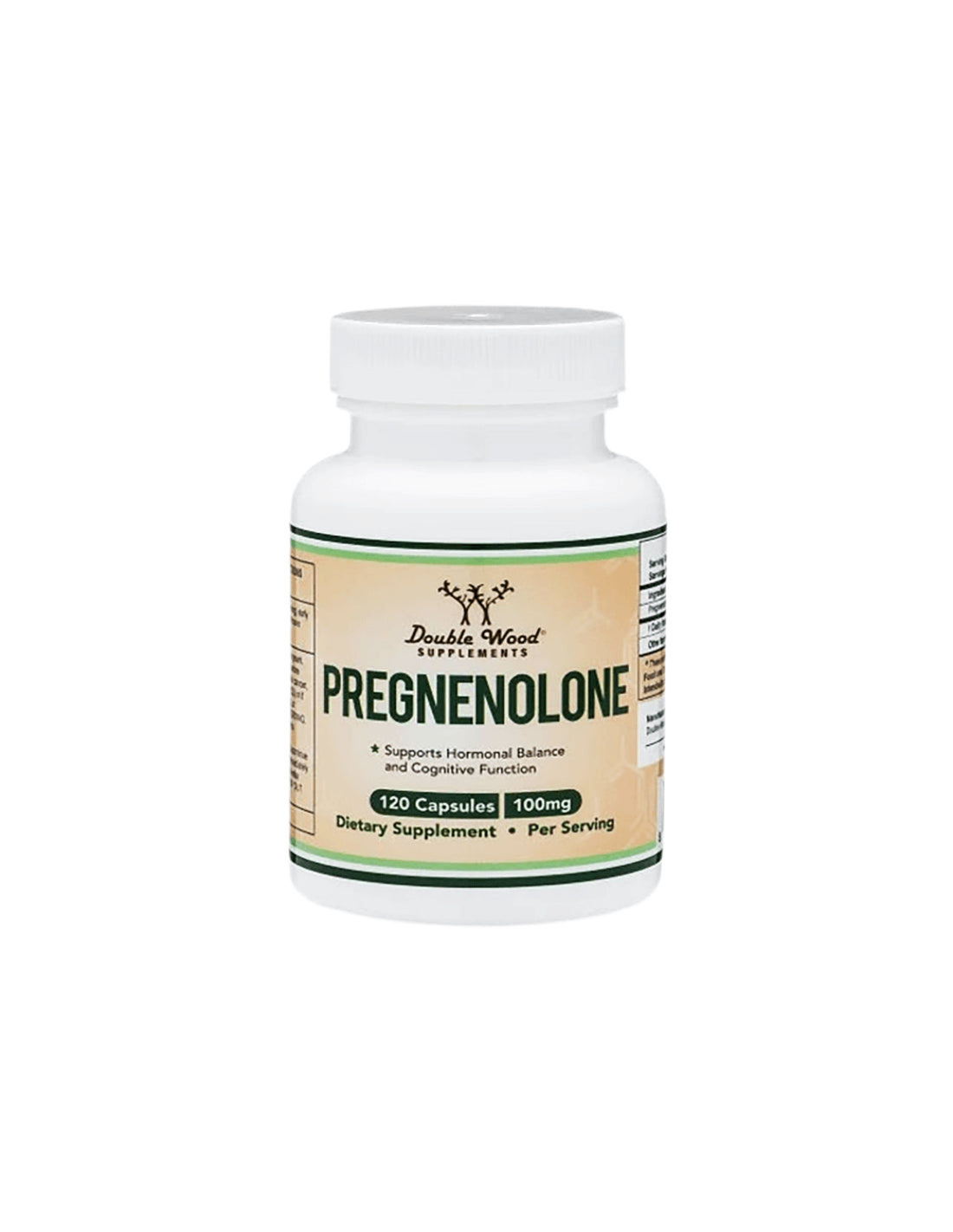 Pregnenolone, 120 capsules Double Wood - Nutra Best Europe