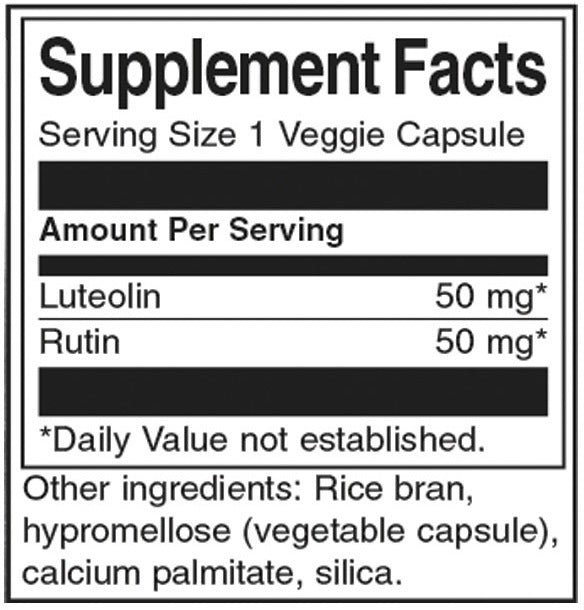 Luteolin Complex 100 mg - 30 capsules - Nutra Best Europe