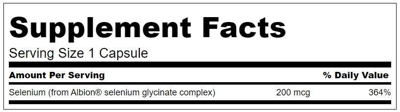 Selenium Complex 200 mcg - 90 capsules - Nutra Best Europe