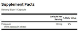 Potassium Citrate 99 mg - 120 capsules - Nutra Best Europe