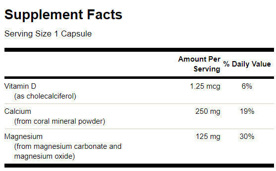Coral Calcium Complex - 180 capsules - Nutra Best Europe