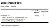 BetaRight Beta Glucans 250 mg - 60 capsules - Nutra Best Europe