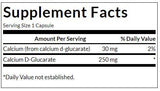 Calcium D-Glucarate 250 mg - 60 capsules - Nutra Best Europe