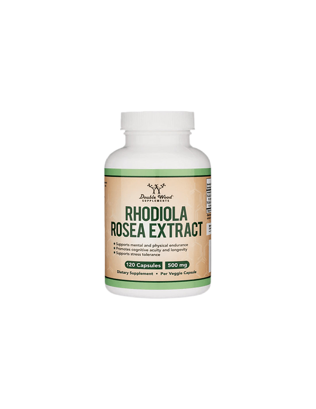 Rhodiola Rosea Extract - Golden root extract, 120 capsules Double Wood - Nutra Best Europe