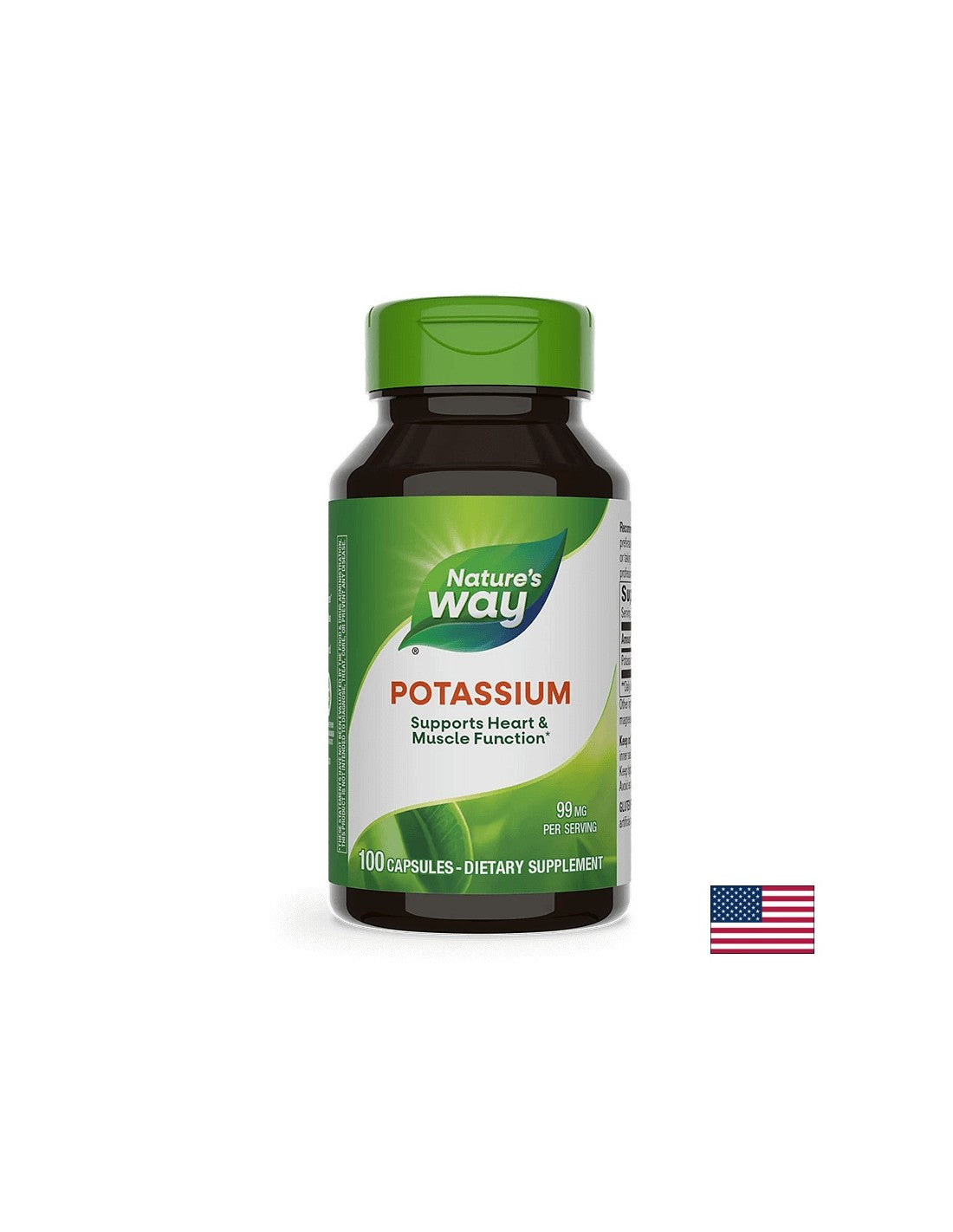 Kálium - egészség a szív- és érrendszerre és az izmokra, 99 mg, 100 kapszula