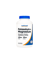 Ideg- és izomműködés - Kálium + Magnézium, 99 mg/210 mg, 240 kapszula <tc>Nutricost</tc>