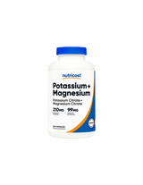 Ideg- és izomműködés - Kálium + Magnézium, 99 mg/210 mg, 240 kapszula <tc>Nutricost</tc>