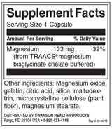 Albion® Chelated Magnesium Glycinate 133 mg - 90 capsules - Nutra Best Europe