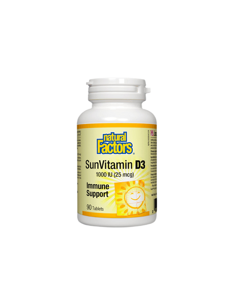 SunVitamin D3 1000 IU - 90 Tablets - Nutra Best Europe