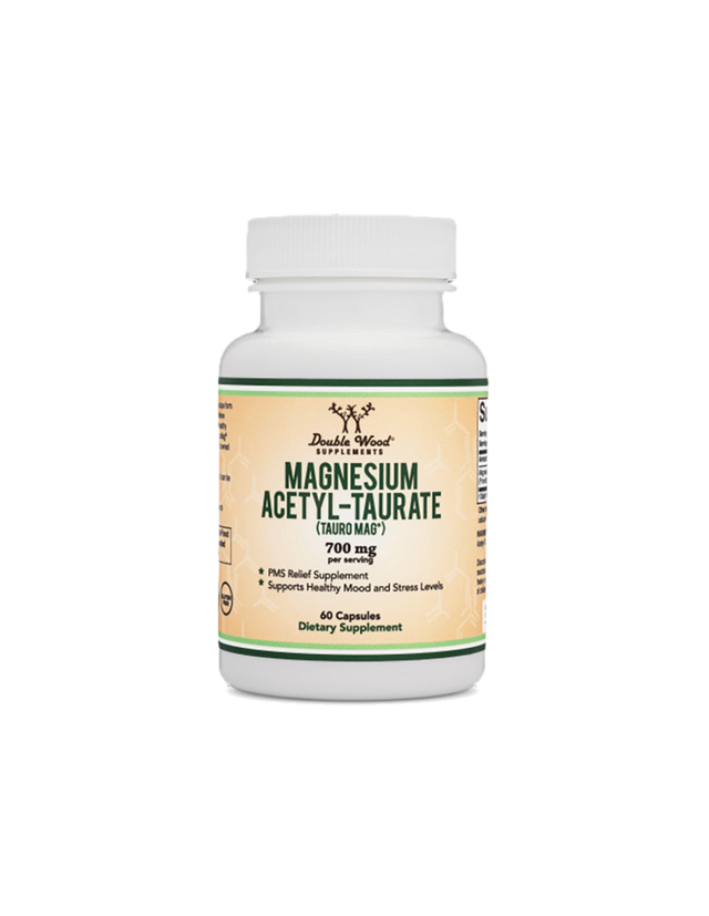 Magnesium Acetyl-taurate (TAURO-MAG®), 60 capsules Double Wood - Nutra Best Europe