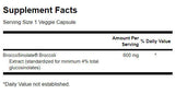 Extra-Strength Broccoli Extract with Glucosinolates 600 mg - 120 capsules - Nutra Best Europe
