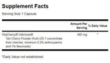 Tart Cherry 465 mg - 60 capsules - Nutra Best Europe