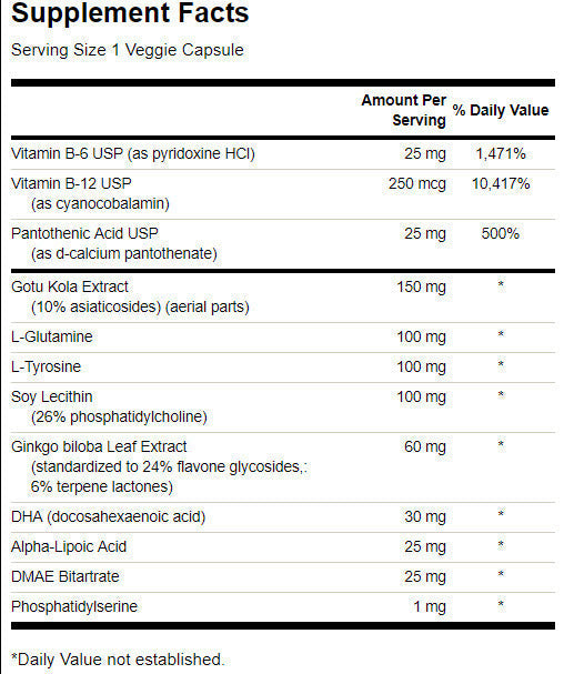 Brain Essentials - 60 capsules - Nutra Best Europe