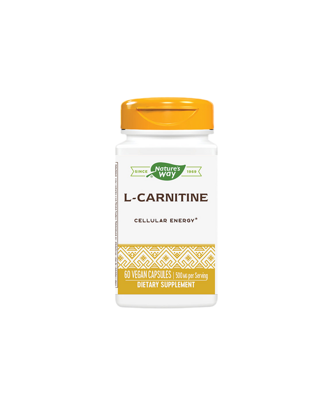L-Carnitine 500 mg - 60 capsules - Nutra Best Europe