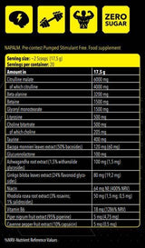 Xtreme Napalm Pre-Contest / Pumped - Stimulant Free - 17.5 grams - Nutra Best Europe