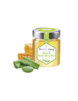 Miel & Aloe Vera Bio / Bio acacia honey + aloe vera, 170 g Famille Mary - Nutra Best Europe