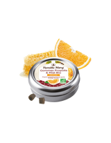 Lollipops with organic honey, propolis and orange, 45 g - Nutra Best Europe