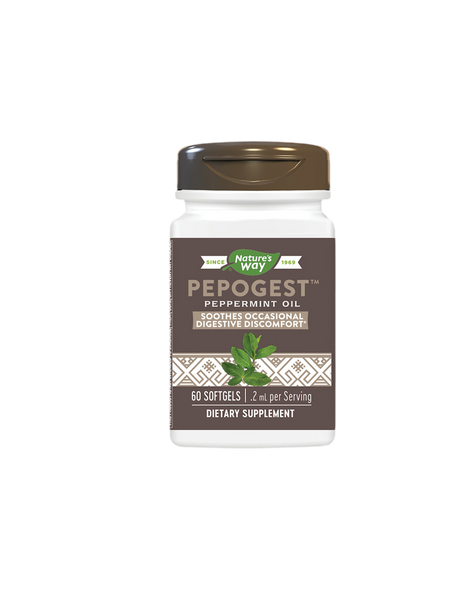 Peppermint oil - For stomach comfort, 60 softgel capsules - Nutra Best Europe