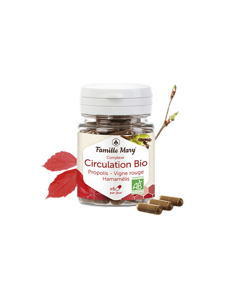 Complexe circulation bio - Bio complex to improve blood circulation in venous congestion, 60 capsules Famille Mary - Nutra Best Europe