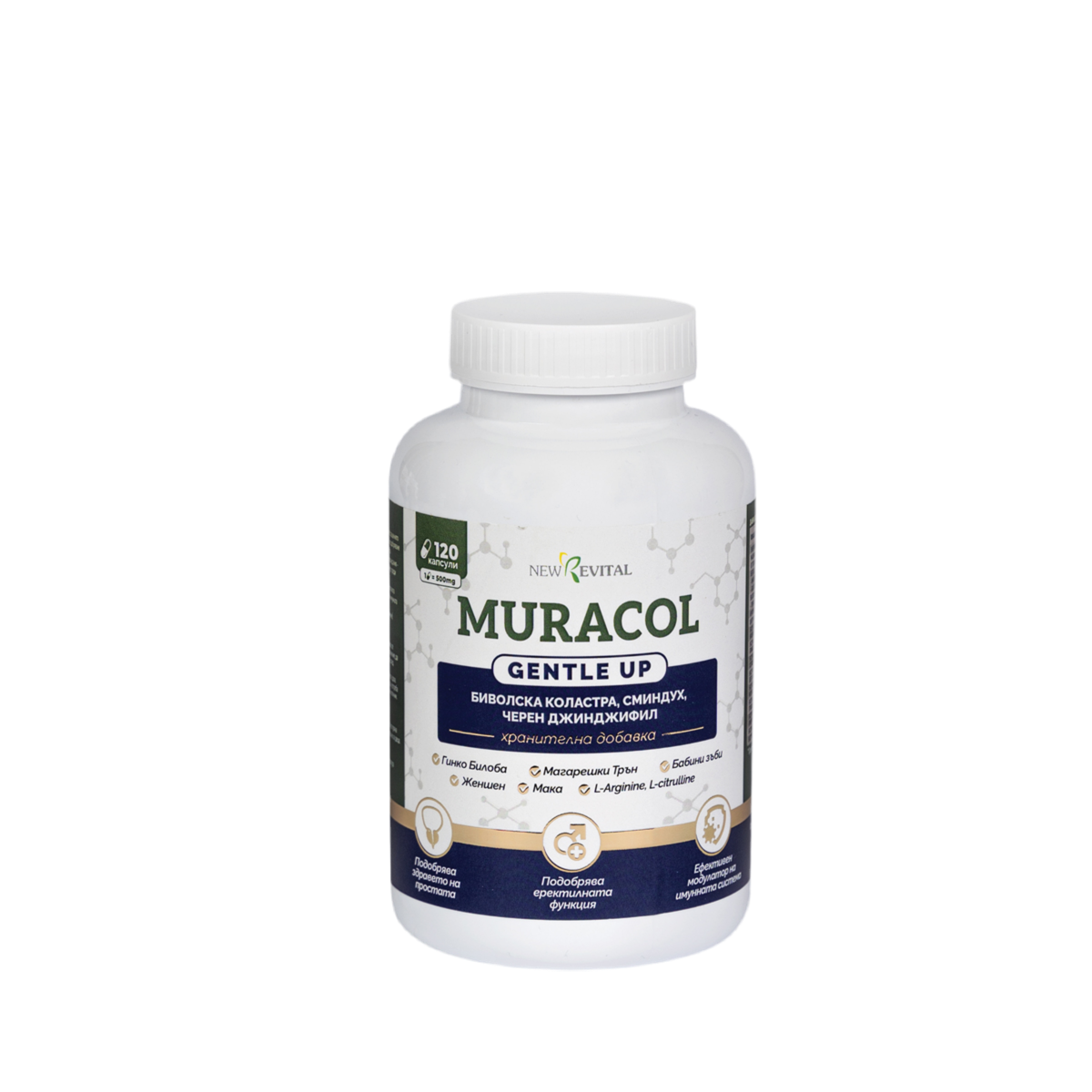 Muracol Gentle Up 120 capsules (Prostate and Erectile Function) - Nutra Best Europe