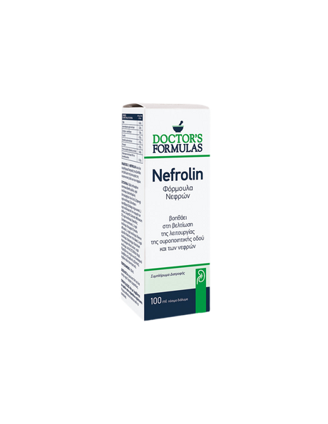 Nefrolin Kidney Health Formula - Herbal formula for kidneys and urinary tract, 100 ml Doctor's Formulas - Nutra Best Europe