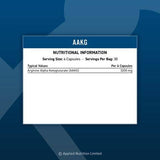 AAKG - Arginine Aplha Ketoglutarate - 120 capsules - Nutra Best Europe