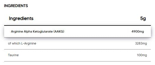 AAKG 2:1 por | L-Arginine-Alpha-Ketoglutarate - 400 grams