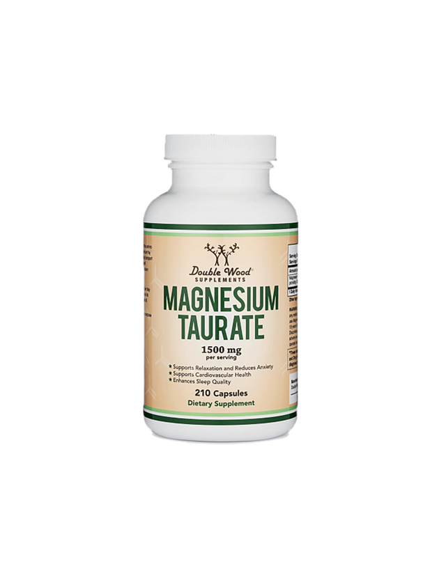 Magnesium taurate/ Magnesium taurate, 210 capsules Double Wood - Nutra Best Europe