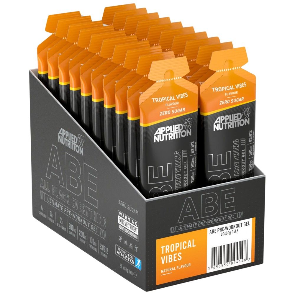 ABE Gel | All Black Everything Pre-Workout - 20 x 60 grams - Nutra Best Europe