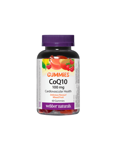 CoQ10 Gummies / Coenzyme Q10 100 mg, 60 jelly tablets Webber Naturals - Nutra Best Europe