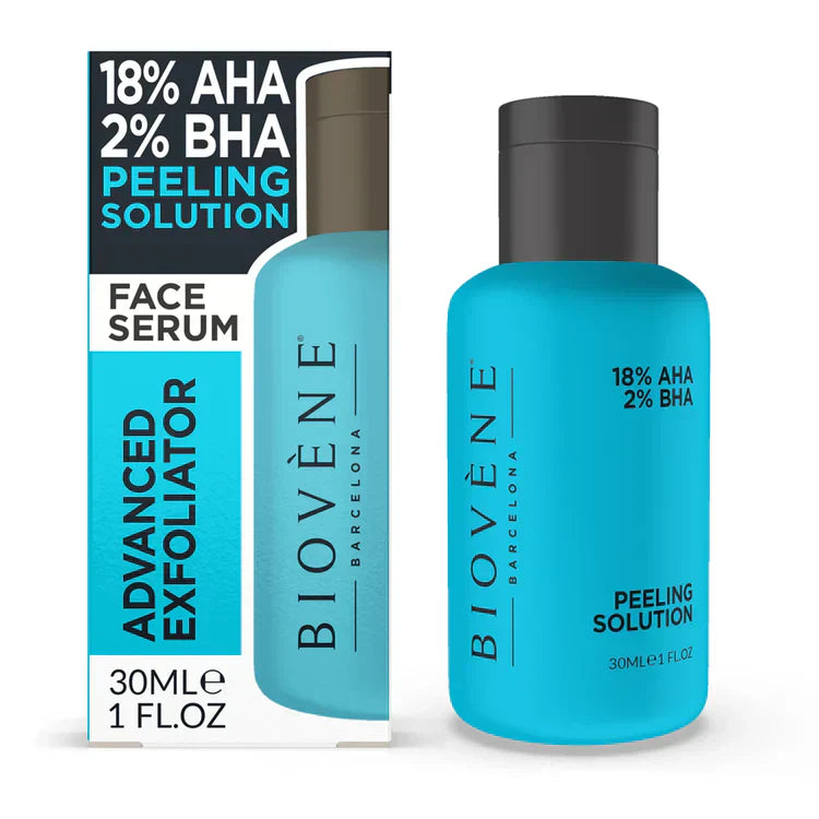 Peeling oldat AHA + BHA mélytisztításra és bőrmegújításra 30 ml