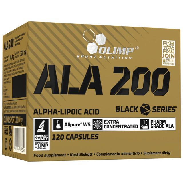ALA 200 - 120 capsules - Nutra Best Europe