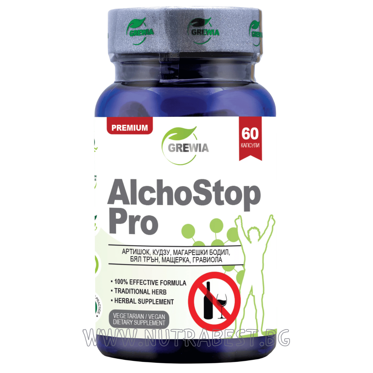 ALKOHOLIZMUS/ALCHOSTOP PRO /60 KAPSZULA, 30 ADAG/ GREWIA