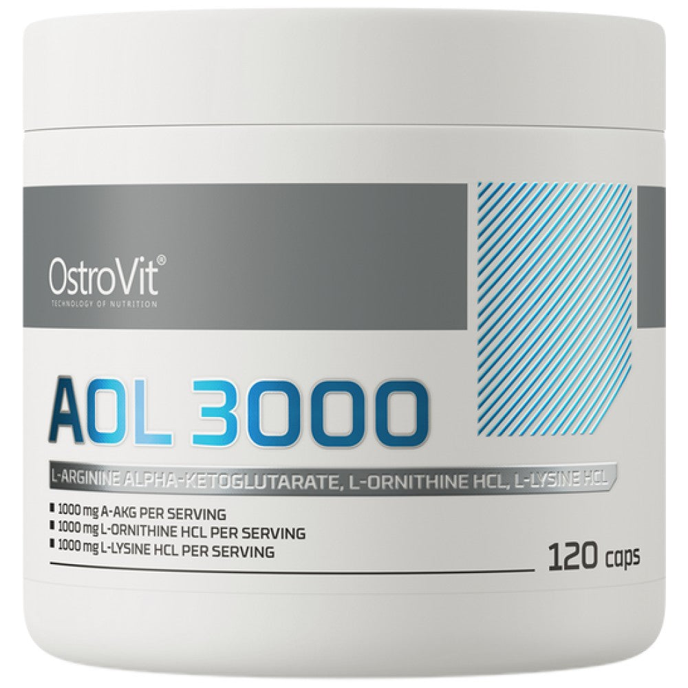 AOL 3000 mg/Arginin Ornitin Lizin 120 kapszula