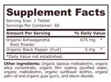 <tc>Pure Nutrition</tc> - ASHWAGANDHA BIO - 60 tabletta
