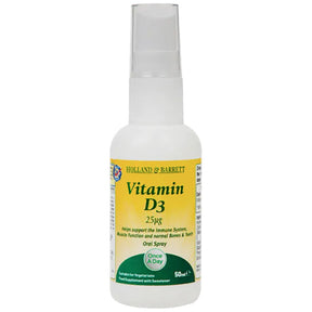 Vitamin D3 Spray / 1000 IU per Spray - 50 ml - Nutra Best Europe