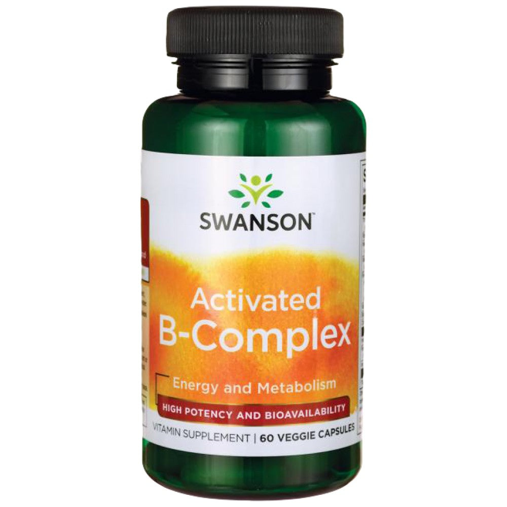 Activated B-Complex High Potency and Bioavailability 430 mg - 60 capsules - Nutra Best Europe