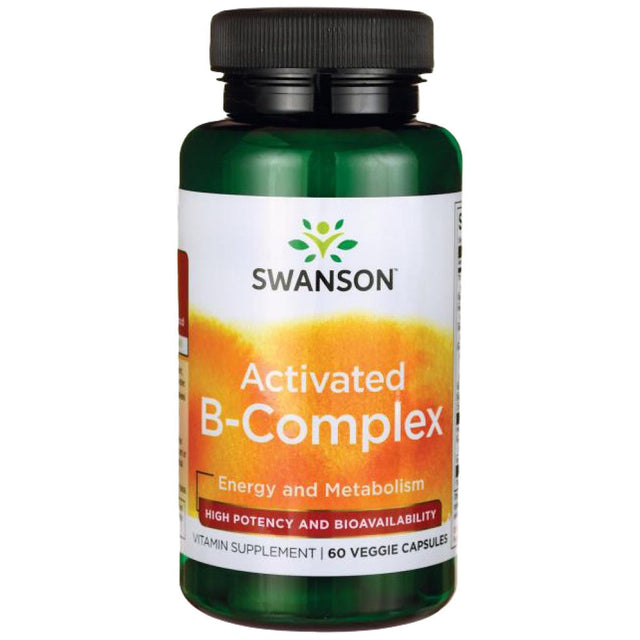 Activated B-Complex High Potency and Bioavailability 430 mg - 60 capsules - Nutra Best Europe