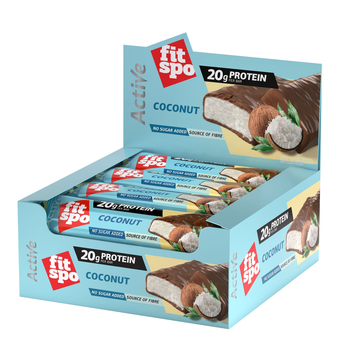 Aktív rúd kókusz - 12 x 60 gramm