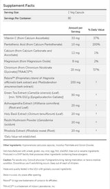 Mellékvese stressz támogatás | Super Cortisol támogatás [90 kapszula, 90 adag]