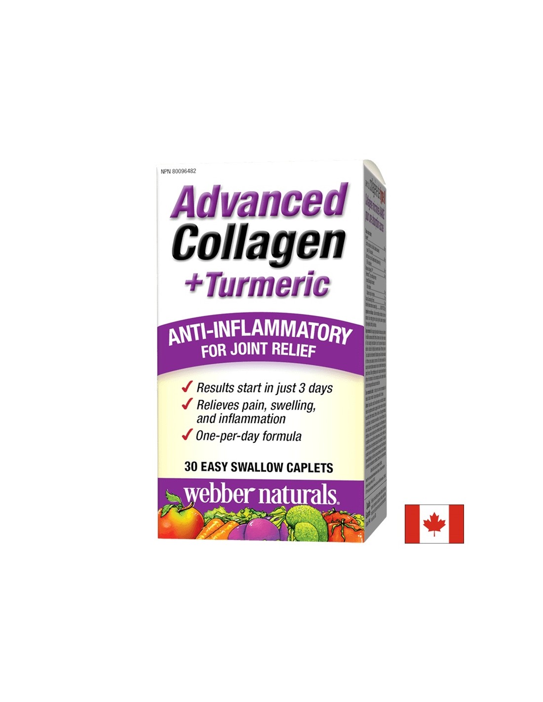 Fejlett kollagén + kurkuma/Kollagén és kurkuma az ízületek egészségéért, 30 mini kapszula <tc>Webber Naturals</tc>
