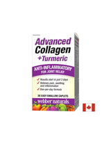 Fejlett kollagén + kurkuma/Kollagén és kurkuma az ízületek egészségéért, 30 mini kapszula <tc>Webber Naturals</tc>
