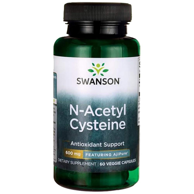 AjiPure N-Acetyl Cysteine 600 mg 60 capsules - Nutra Best Europe