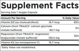 Albion Magnézium & Kalcium/D3-vitaminnal & K2 - 90 kapszula