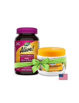 <tc>Alive</tc>! Haj, bőr & Köröm Multivitamin Gumi Prémium Formula / <tc>Alive</tc>! Haj, bőr és köröm - Prémium formula, 60 Nature's Way géltabletta