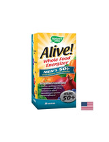<tc>Alive</tc> Férfi 50+ Multivitaminok 50+ férfiaknak, 30 tabletta Nature's Way