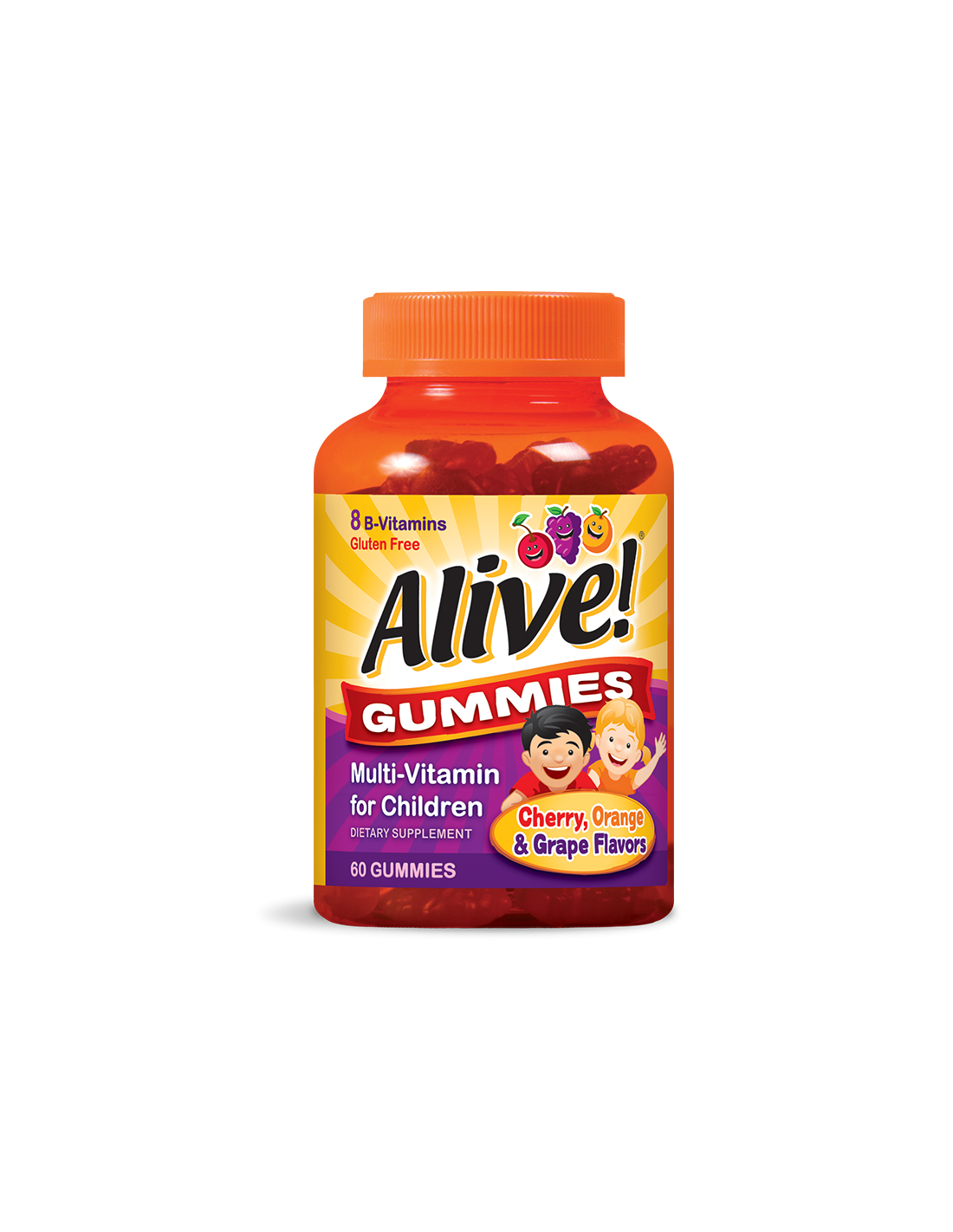 <tc>Alive</tc>! Multivitamin gyerekeknek gumicukorkák / <tc>Alive</tc>! Multivitaminok gyermekeknek x 60 Nature's Way géltabletta