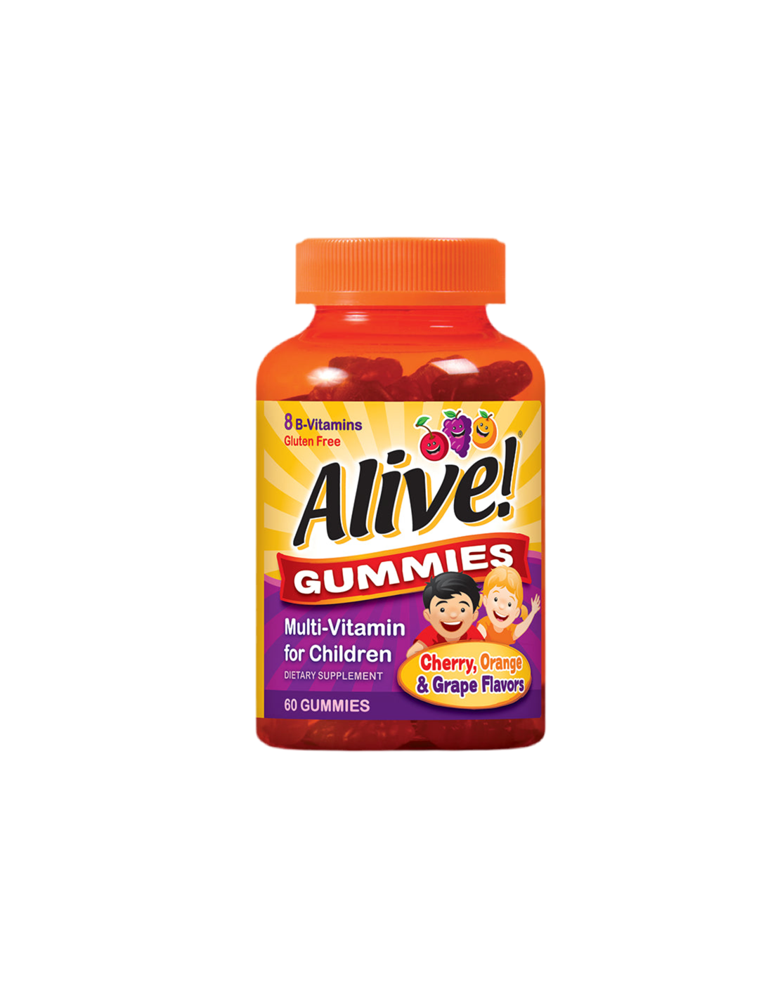 <tc>Alive</tc>! Multivitamin gyerekeknek gumicukorkák / <tc>Alive</tc>! Multivitaminok gyermekeknek x 60 Nature's Way géltabletta