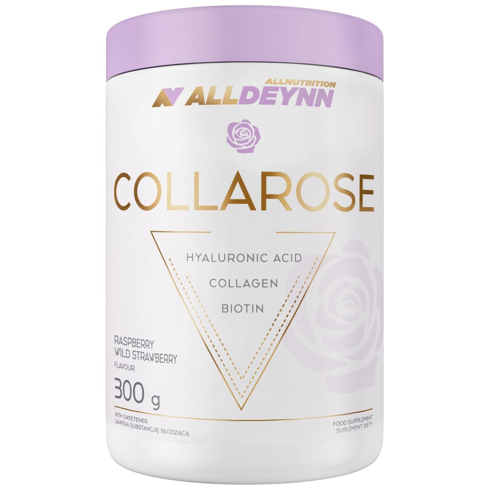 AllDeynn | CollaRose - Kollagén hialuronsavval - 300 gramm