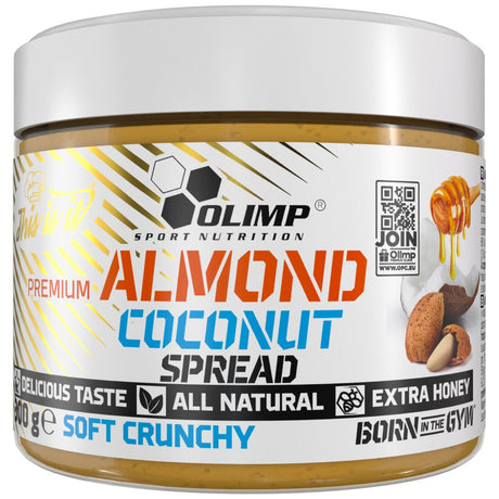 Almond Coconut Spread - Soft Crunchy 300 grams - Nutra Best Europe